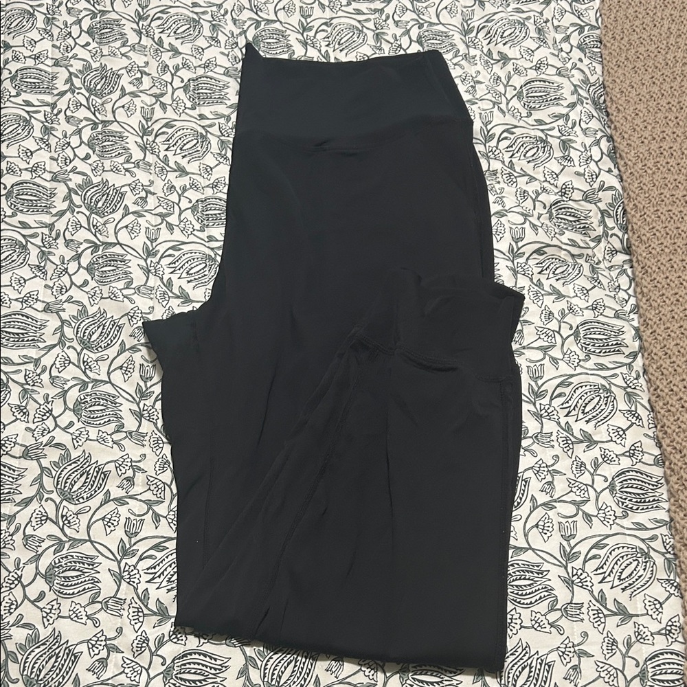Gradual Black Jogger Leggings for Women, XXL 28" inseam